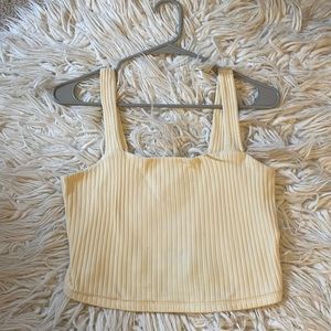 Yellow Crop Top from American Eagle.